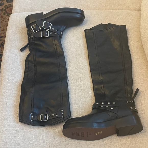 Free People Janey Tall Engineer Boots - Picture 3 of 5